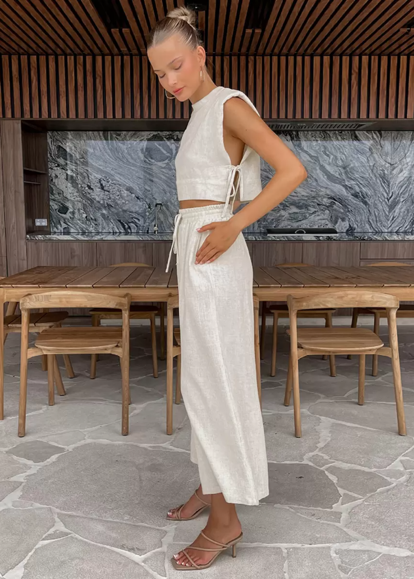 Ensemble Flavie - Bomull och linne