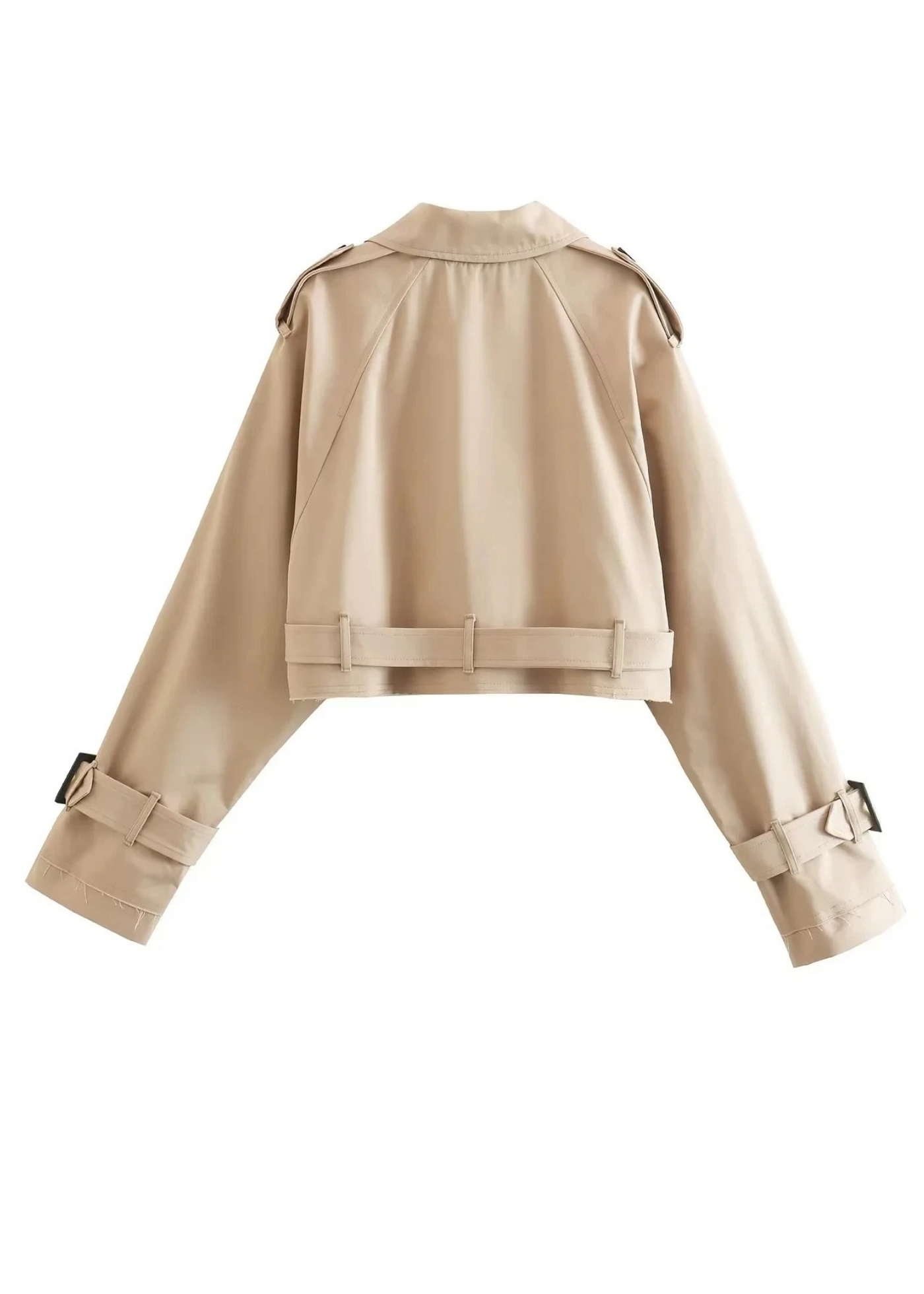 Belted trench coat – Sand beige